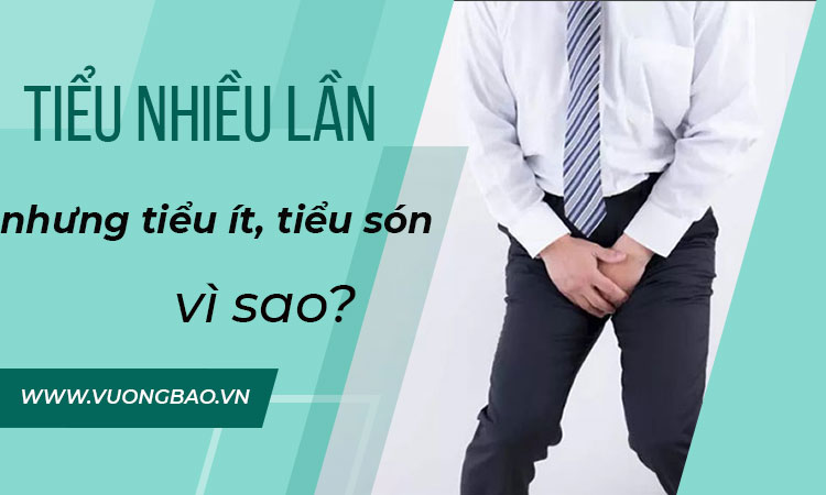 mắc tiểu nhiều lần nhưng ít nước