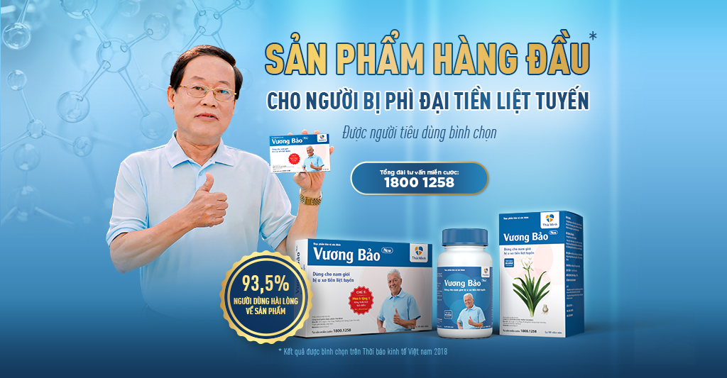 Tại sao nên chọn Vương Bảo khi bị tiểu đêm do u phì đại tiền liệt tuyến?